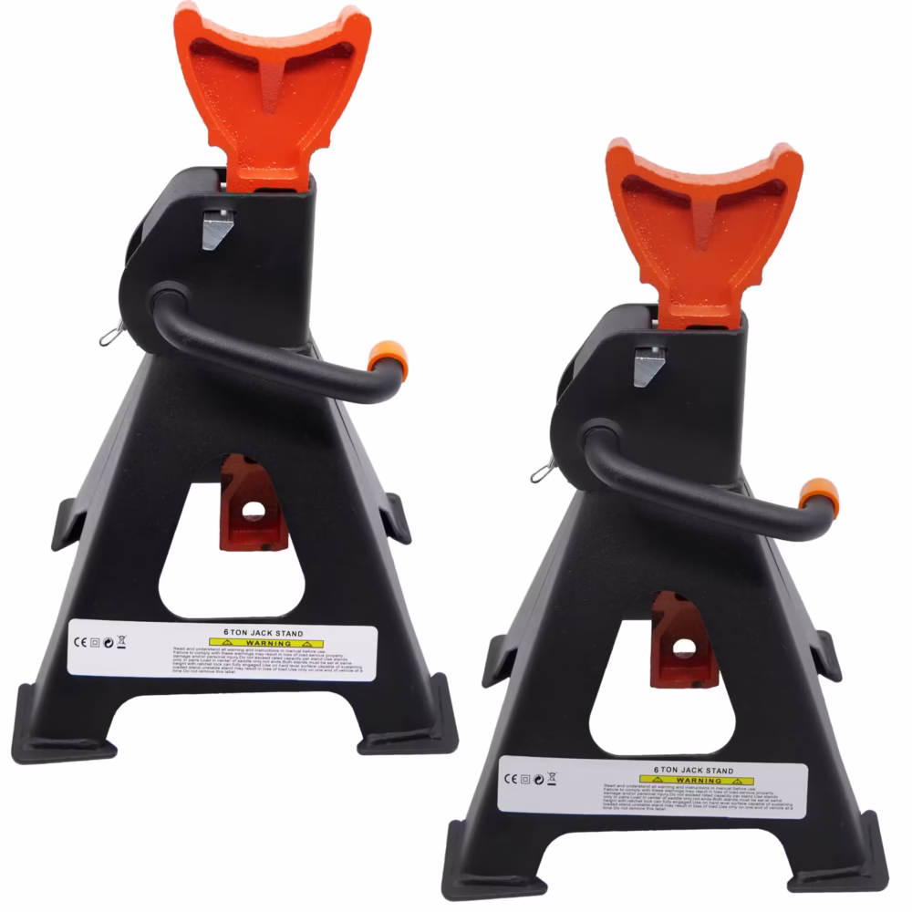 Suport cric auto cu siguranta si talpi, 6T, set 2 buc, RUNKIT