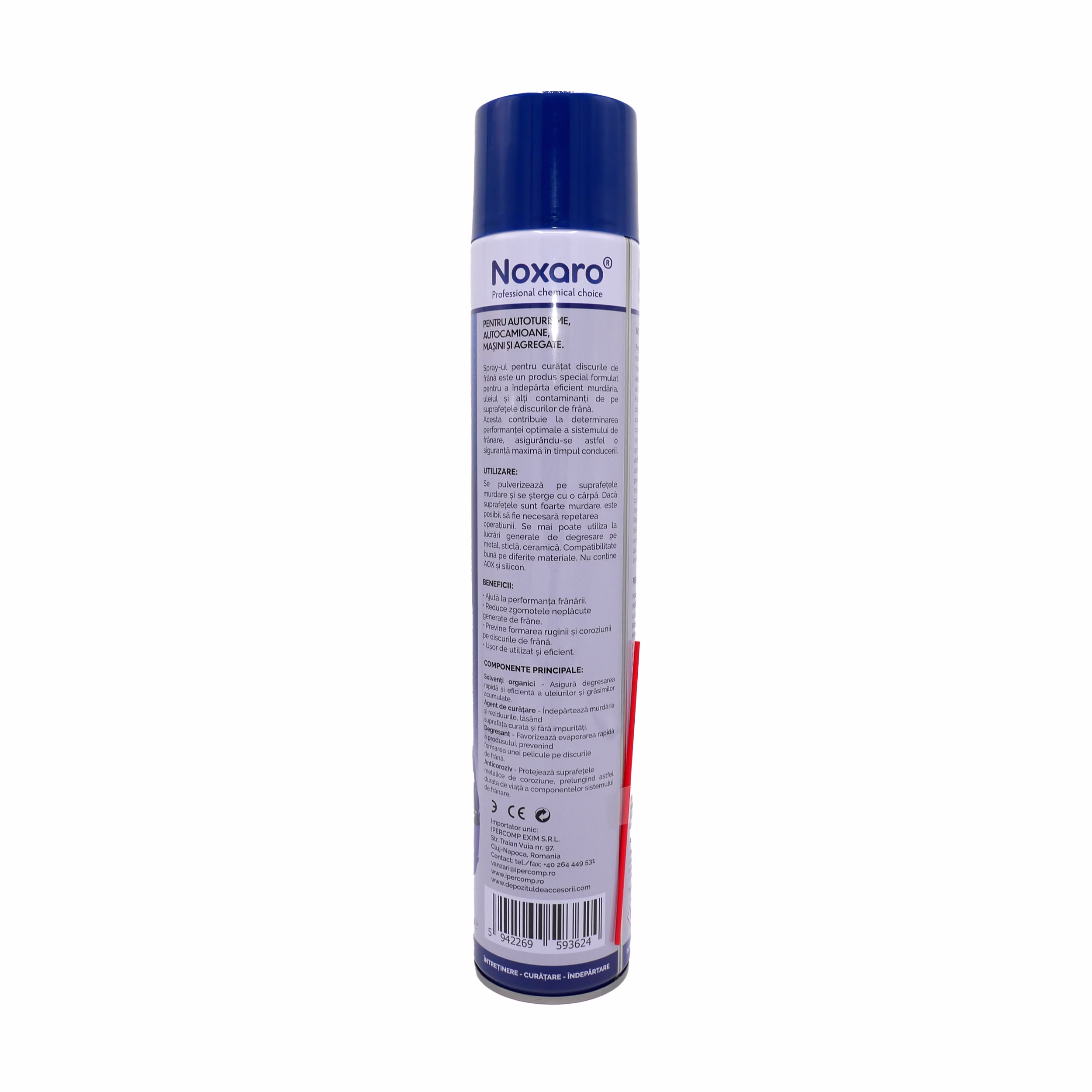 Spray curatare sistem franare, degresant tamburi, 750ml, NOXARO - imagine 2
